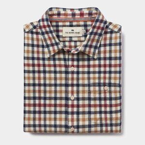 *NIB* The Normal Brand Mens Hudson Double Brushed Flannel Harvest Plaid - Size L